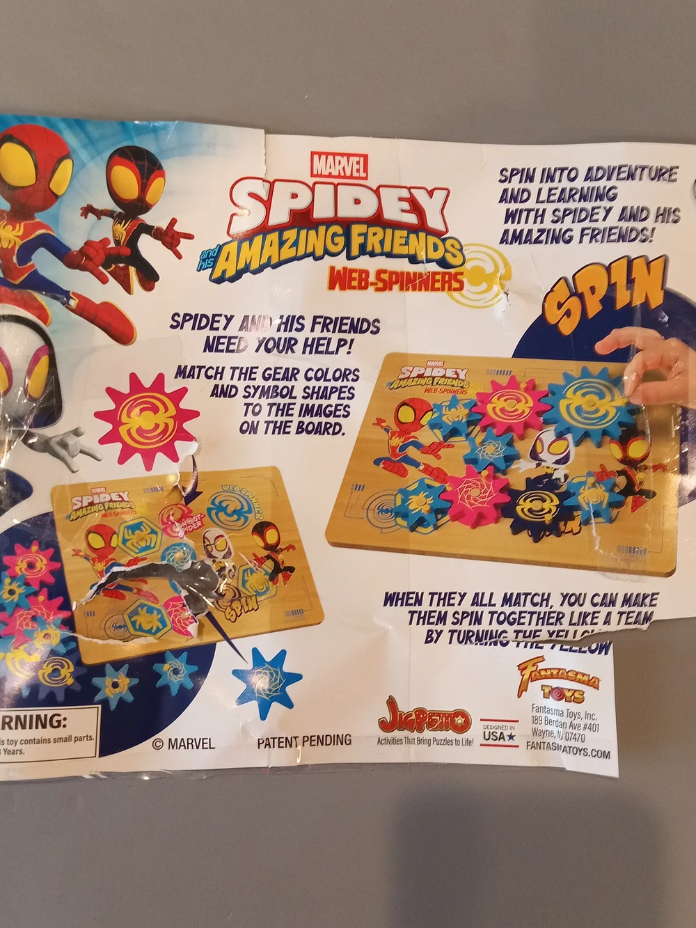 Spidey Amazing Friends Wooden Webspiner Puzzle Replacement Pieces